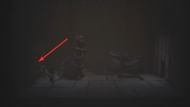 Break this wall to get the second Doll in Necropolis (Image via Sportskeeda Gaming || Supermassive Games)